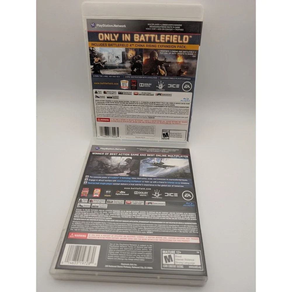 Battlefield 3 & 4 - Sony PlayStation 3 PS3 Complete With Inserts Minty